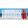 thumbnail image 2 of Charmo Monokini une Pièce à Col en V pour Femmes, Robe de Bain Fendue sur le Côté, 2 of 6