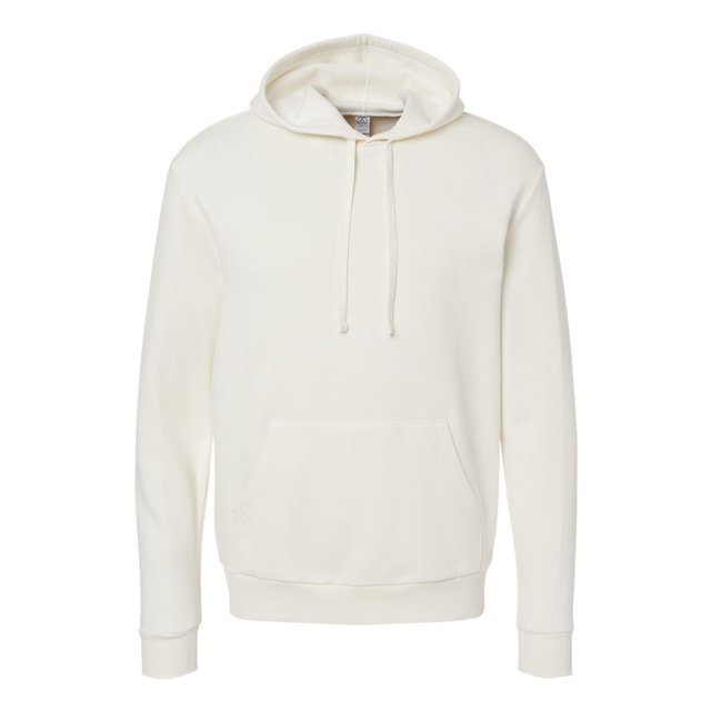 Eco-Cozy Fleece Pullover Hoodie, XS, Natural