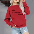 thumbnail image 2 of Chandail à Enfiler pour Bébé Rabais Chandail pour Enfants T-Shirt à Manches Longues Imprimé T-Shirt Imprimé Col Rond Hauts Courts Convenant aux Garçons et aux Filles de 1 à 12 Ans T-Shirts Chandail pour Bébé Garçon Rouge 11T, 2 of 4