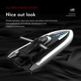 thumbnail image 4 of Bateau de Course Bateau Électrique Rc Étanche 2,4 g Bateau Télécommandé pour Enfants hors-Bord 4 Canaux Bateau de Course Haute Vitesse Bateau Rc Électrique Rechargeable, 4 of 8
