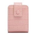 thumbnail image 1 of DEBGFS PU Lipstick Case with Mirror Mini Makeup Cosmetic Pouch Buckle Closure,pink, 1 of 9