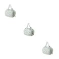 thumbnail image 1 of Youkk Sac de Rangement Pliable Pratique Compagnon de Voyage Réutilisable Sacs de Rangement Pliables Fleur Bleue 3Set, 1 of 6