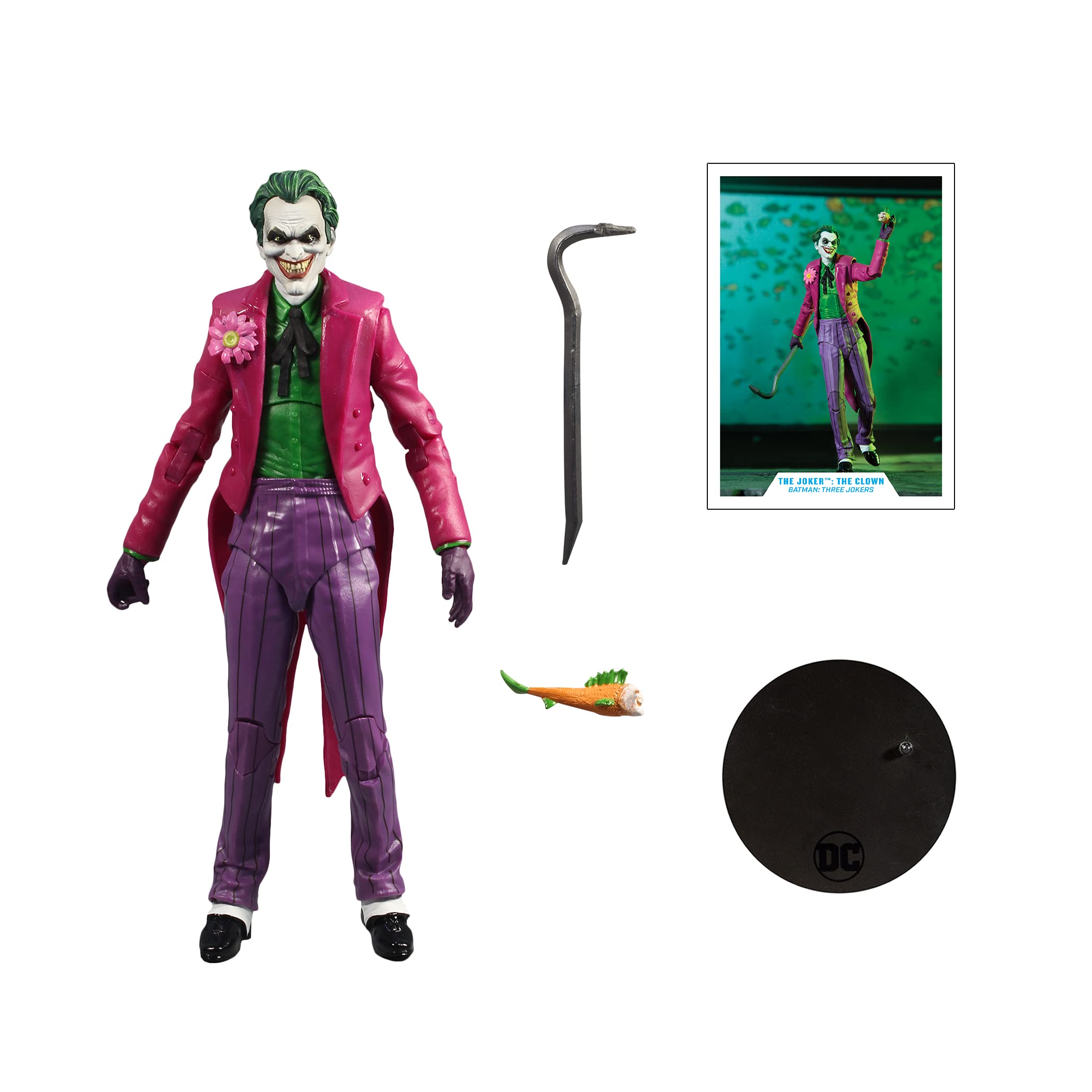 The Clown Joker (Batman: Three Jokers) McFarlane DC Multiverse 7" Action Figure