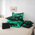 thumbnail image 3 of Erosebridal Ensembles de Literie Éclair Frais Taille Simple, Ensembles de Couette Météo Extrême avec Draps, Ensemble de Lit Géométrique Moderne Réversible, Décoration de Chambre Ultra Douce, 7 Pcs, 3 of 5