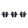 thumbnail image 2 of Redempat Black Compression Gloves Made With Nylon And Spandex Experience Relief And Flexibility black XL 3Set, 2 of 6