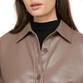 thumbnail image 2 of Mexx Faux Leather Women's Shacket, 2 of 5