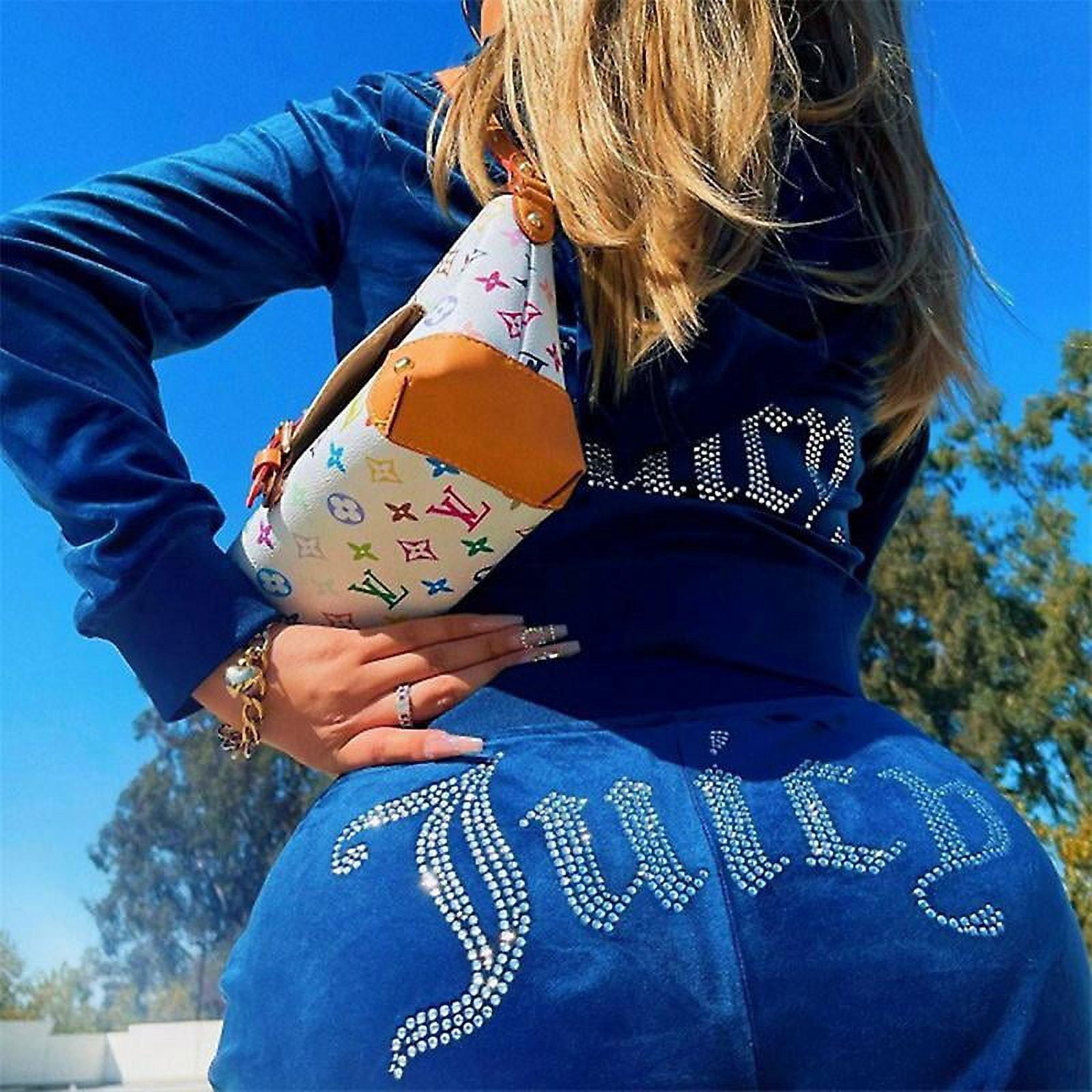 Women Velvet Juicy Tracksuit Couture Tracksuit Two Piece Set Couture Sweatsuits