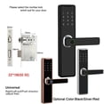 thumbnail image 2 of Clavier Tactile Bluetooth à Empreinte Digitale pour Appartement, Serrure de Porte Intelligente Sans Clé pour Porte d'Entrée, Serrure de Porte pour Porte d'Entrée, Maison Intelligente Intégrée, 2 of 5
