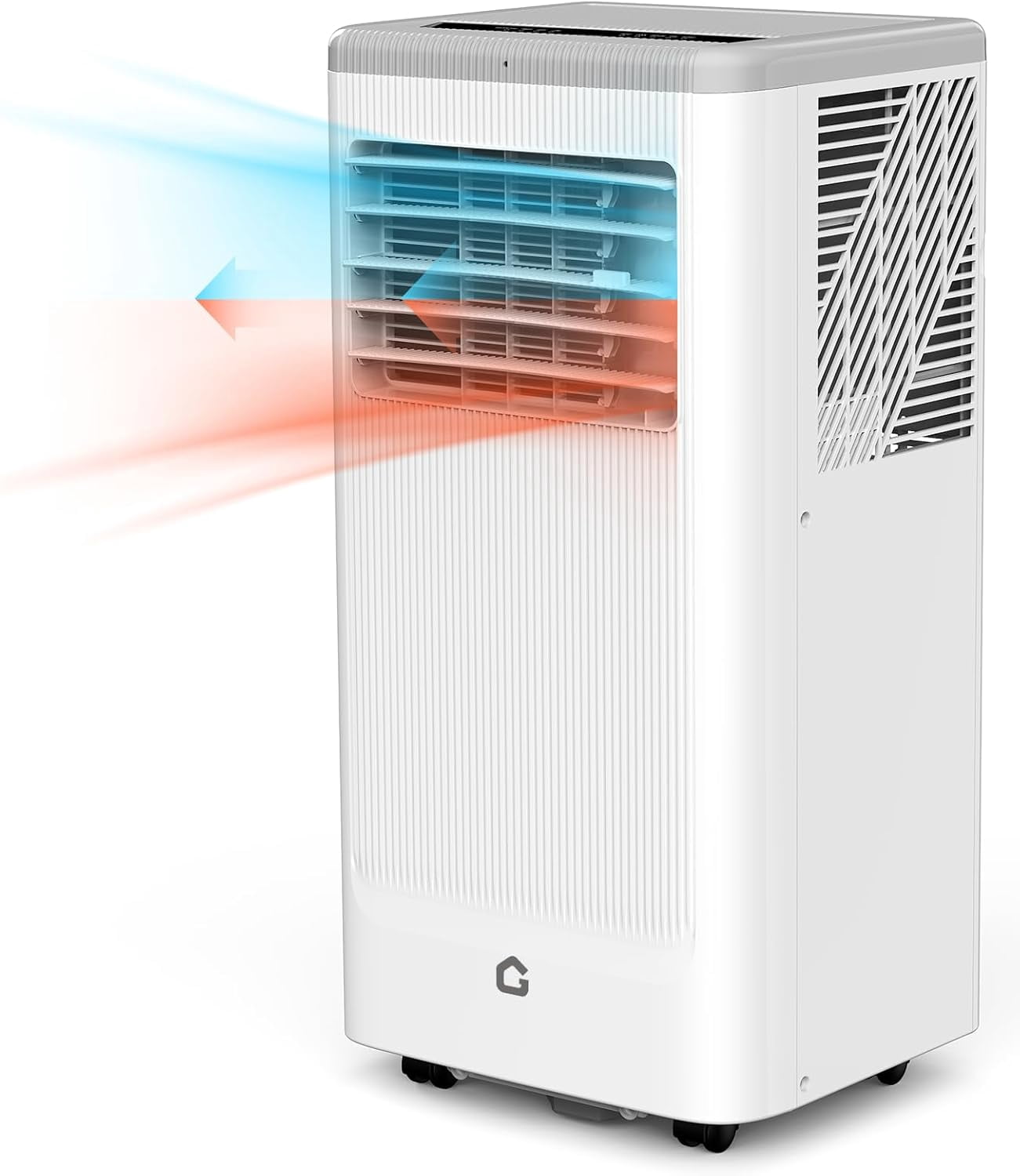 Portable AC Unit with Heater, 10,000 Btu Air Conditioner Portable For Room Up to 350 Sq.Ft., 3-In-1 Free Standing Cooling AC Unit with Fan & Dehumidifier, Sleep Mode, Auto Swing,24H Timer