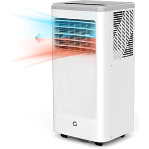 Portable AC Unit with Heater, 10,000 Btu Air Conditioner Portable For Room Up to 350 Sq.Ft., 3-In-1 Free Standing Cooling AC Unit with Fan & Dehumidifier, Sleep Mode, Auto Swing,24H Timer
