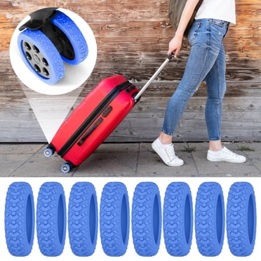 Iumwxz Luggage Suitcase Wheels Protection Covers Upgraded Convenience And Versatility Luggage Wheels Covers Silicones Luggage Compartment Wheel Protection home tool Silica gel