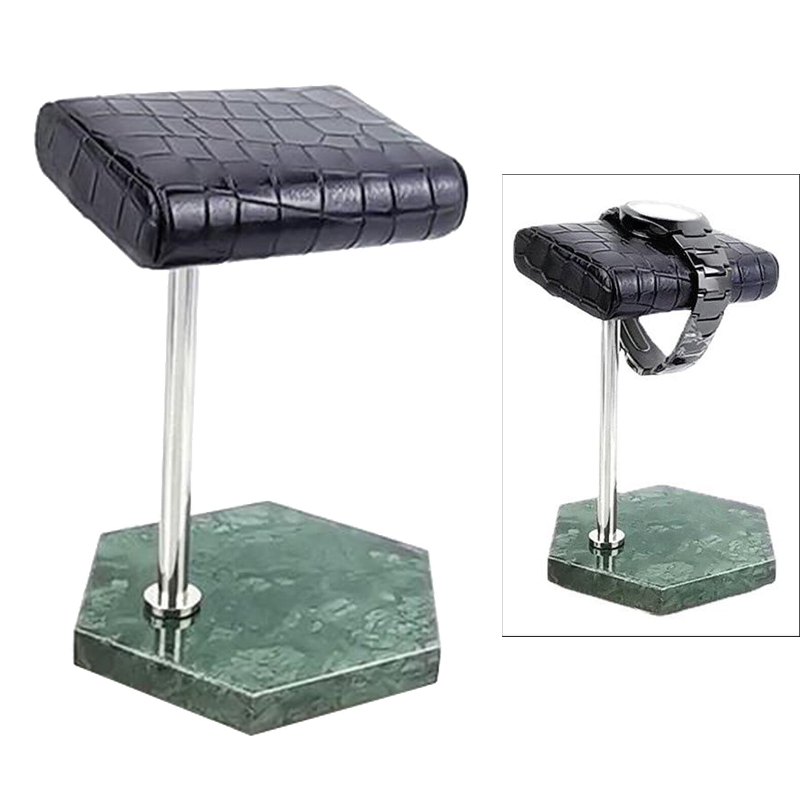 Xingzhi Watch Organizer & Holder Watch Stand Natural Marble Base green