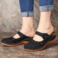 thumbnail image 1 of Dvkptbk Pantoufles pour Femmes Femmes Dames Fille Confortables Fleurs Ajourées Sandales à Bout Rond Semelle Souple Chaussures Chaussures pour Femmes, 1 of 8