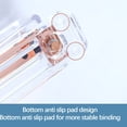thumbnail image 4 of Clear Transparent Stapler, Desktop Office Stapler for Paper Binding, See Through Standard Stapler for Home Office Craft, 4 of 8