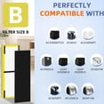 thumbnail image 4 of 4+8PCS FLT4825 HEPA Filter B Replacement Compatible for G-Guardian Air Purifiers AC4825/4825E/4825W/4300/4800/4900/4850,4 * HEPA filters 8 * filter cartridges, 4 of 6