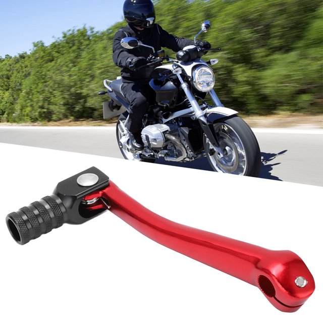 Kick Starter Pedal Lever, Motorcycle Kick Starter Lever Pedal Kick Starter Lever Sensitive CNC Aluminium Kickstart Lever Universal Motorbike Motorcycle Accessory