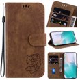 thumbnail image 1 of Compatible avec Samsung Galaxy S9 Étui Portefeuille Folio Tigre Mignon Embossé Porte-Cartes, 1 of 5