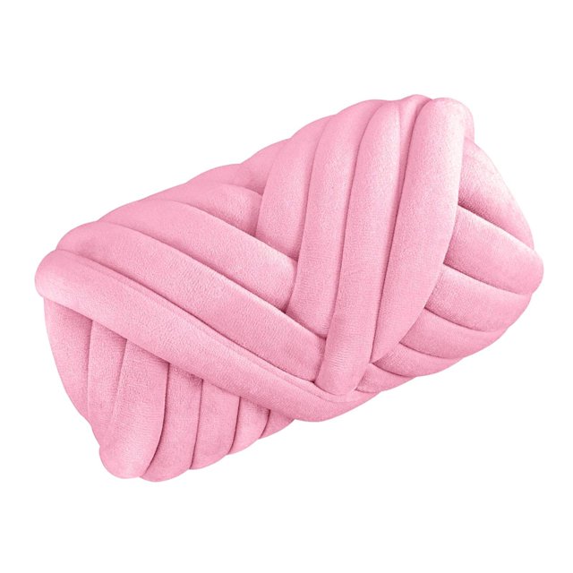 Becaristey Chunky Yarn Knitting for Arm Knit Soft 250G Yarn for DIY Rug Making Sweaters Pink 2.5cm 1Set