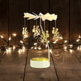 thumbnail image 2 of Aromatherapy Candle Holder: Golden Revolving Lantern, Iron Material, Creates Romantic Atmosphere, Ideal Gift, 2 of 4