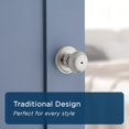 thumbnail image 4 of Troy Matte Front Door Knob with Lock and Key Exterior/Interior Door Handles with Lock Keyed Entry Door Knobs for Front Door Bedroom Bathroom & Office Traditional Home Décor, 4 of 9