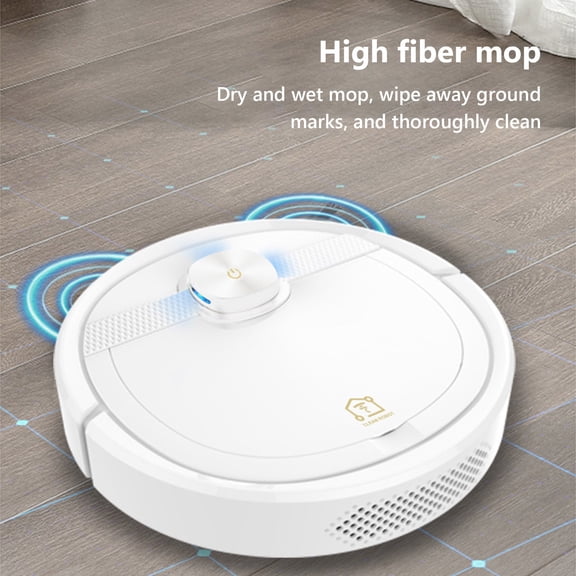 TopLLC Aspirateur Robot avec Puissance d'Aspiration Autonomie de 90 Min Aspirateur Robotique pour Tapis Bas Poils d'Animaux Planchers Durs en Liquidation