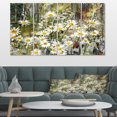 thumbnail image 1 of Daisies Flowers Under the Window - Floral Art Canvas Print, 1 of 3