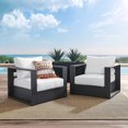 thumbnail image 1 of Modway Tahoe Ensemble de Fauteuils de Patio Extérieur avec Coussins, Gris Blanc (Ensemble de 2), 1 of 7