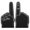 Black, variant on Shisuyan Cheering Supplies White Plastic People at Gatherings Concerts 2Pcs 17.68X9.04X0.20in