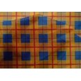 thumbnail image 4 of oneOone Cotton Silk Fabric Madras Check Printed Craft Fabric BTY 42 Inch Wide, 4 of 4