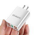 thumbnail image 2 of 5 - Port 2.1A Mural Portable Rapide Charger pour Téléphones Intelligents, 2 of 3