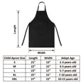 thumbnail image 2 of TOPTIE 6 Pack Kids Aprons with Pocket & Adjustable Strap, Child Chef Bib Apron for Kitchen Cooking Baking Painting-Shepherd Check-XXL, 2 of 5