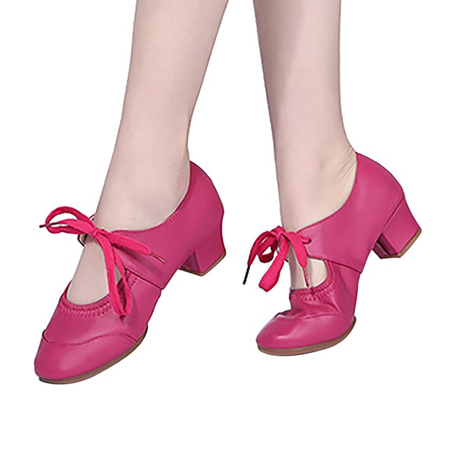 Chaussure de Danse Moderne à Bouche Peu Profonde Style Lady, Danse Latine, Danse Carrée, Basse, Souple
