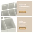 thumbnail image 3 of MasteelfCA 3Pcs Compartments Travel Pill Cases Portable Plastic Pill Storage Organizers, 3 of 8