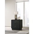 thumbnail image 2 of Cavelle 2-drawer Nightstand Bedside Table Black, 2 of 14