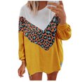 thumbnail image 2 of RKSTN Sweaters for Women Fashion Leopard Print Comfortable Long Sleeves Sweater Tops Fall Sweaters, 2 of 8