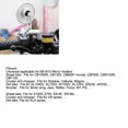thumbnail image 3 of Motorcycle Round Bar End Mirrors Anti  Blue Mirror For M8 M10 Mirror Holders, 3 of 8