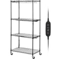 thumbnail image 1 of KFFKFF Metal Plant Rack with Integrated 45W Lighting, 4-Level, Adjustable 3 Spectrum Modes, Includes Timer, Ideal for Seed Germination, Measures 23.6" L x 13.8" W x 49.8" H, 1 of 9