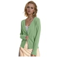 thumbnail image 1 of Formal Cardigan Sweater Dresses for Women Thick Sweater Cardigan plus Size Short Cardigan Summer Sweaters for Women Open Front Light Sweaters for Women Open Front Titanium Snap Cardigan Sweaters for, 1 of 4