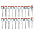 thumbnail image 2 of AC Hose Barb Fitting Refrigerant Hose Barb Connector, 20PCS Air Conditioning Hose Barb Fitting Straight Aluminum High Strength Universal for Cars Trucks, 2 of 8