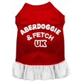thumbnail image 1 of Aberdoggie Uk Screen Print Dress Red With White Xxxl (20), 1 of 1