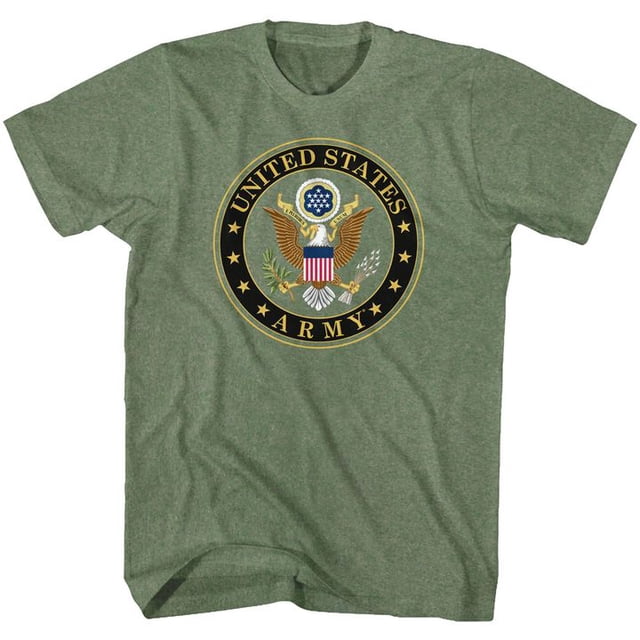 Army Seal Military Green Heather Adult T-Shirt Xl
