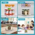 thumbnail image 2 of Sorbus Clear 2-Tier Lazy Susan - Plastic Round Turntable Spice Organizer for Kitchen, Pantry, Fridge & Bathroom, 2 of 9