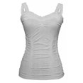 thumbnail image 1 of Womens Lace Trim Camisoles - White, 1 of 2