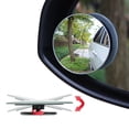 thumbnail image 1 of Ampper Blind Spot Mirror, 2" Round HD Glass Frameless Convex Rear View Mirror, Pack of 2, 1 of 9