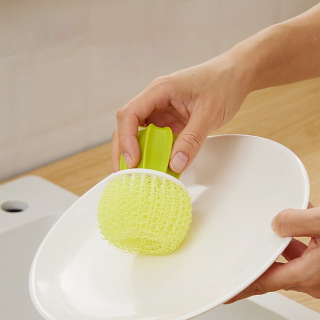 Yhmxh Kitchen Gadgets Kitchen Accessories Kitchen Items Kitchen Gifts Kitchen Essentials Pot Brush Cactus Cleaning Gradient Colour Cleaning Brush Pot Brush Cactus Pot Brush pot brus