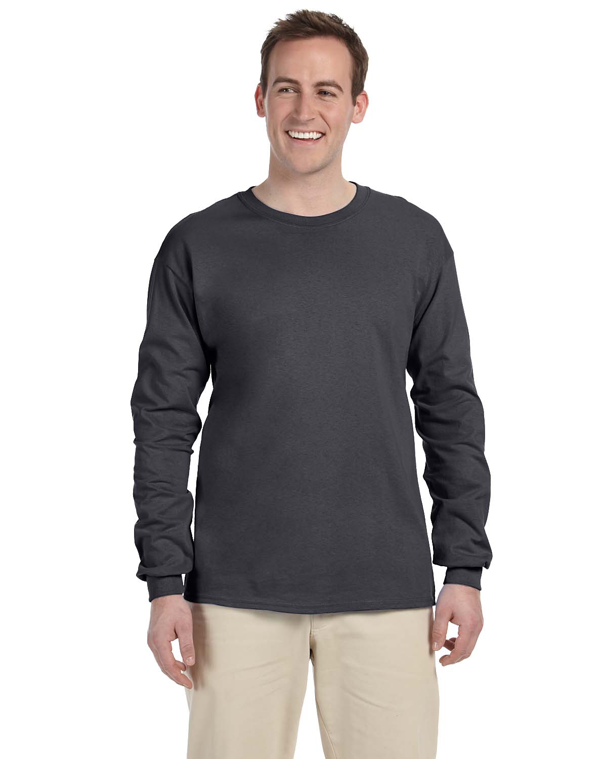 Gildan Men's Double Needle Bottom Hem Rib Knit T-Shirt, Style G2400