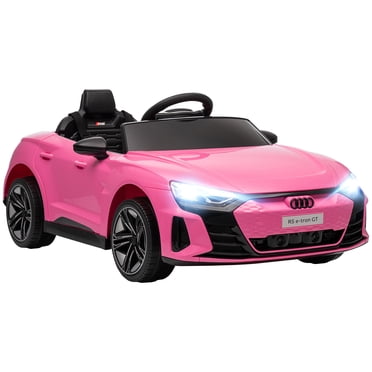 Aosom 12V 3.1 MPH Kids Ride on Car w/ Remote Control, Suspension, Pink