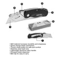 thumbnail image 2 of Swiss Tech Aluminum Folding Utility Knife with 10 Blades,Quick Release Mechanism, 2 of 8
