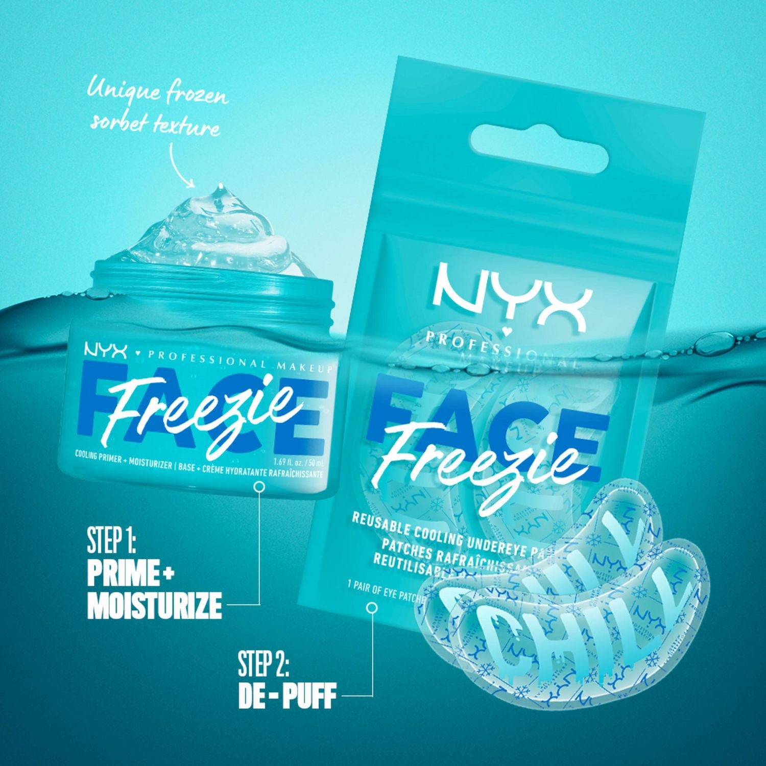 NYX PROFESSIONAL MAKEUP Face Freezie, Infused with Niacinamide