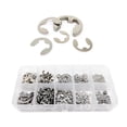 thumbnail image 1 of ruzhgo 580pcs Retaining Rings Convenient External Circlip Stainless Steel Wear-resistant Snap Ring Opening Hook Hardware Assorted Kits Sliver Sliver, 1 of 6